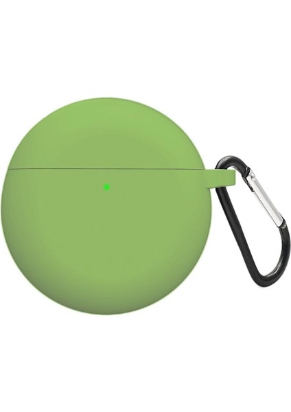 Huawei Freebuds 4 Mat Silikon Kılıf Açık Yeşil