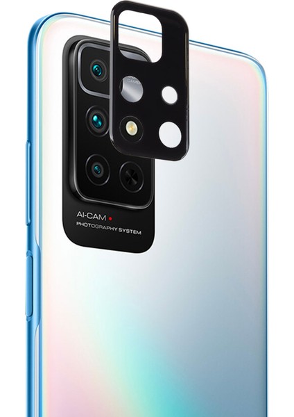 Xiaomi Redmi Note 11 4G Kamera Lens Koruma Camı V2 Siyah