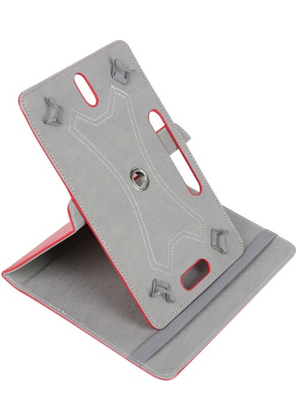 Lenovo Tab M8 8 Inç Uyumlu Fuchsia 360° Dönebilen Standlı Kapaklı Universal Tablet Kılıfı - Pembe fiyatları