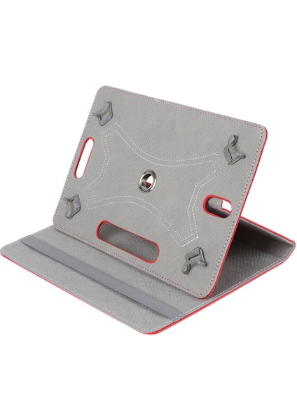 Lenovo Tab M8 8 Inç Uyumlu Fuchsia 360° Dönebilen Standlı Kapaklı Universal Tablet Kılıfı - Pembe fırsatları