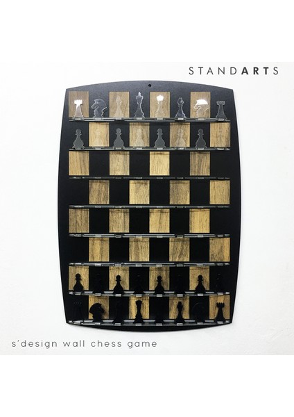 Ahşap Tablo - Dekoratif, Eğlenceli Satranç Oyunu fiyatları