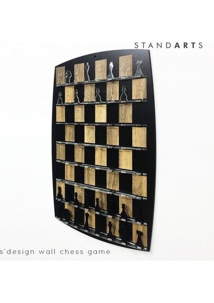 Ahşap Tablo - Dekoratif, Eğlenceli Satranç Oyunu modelleri