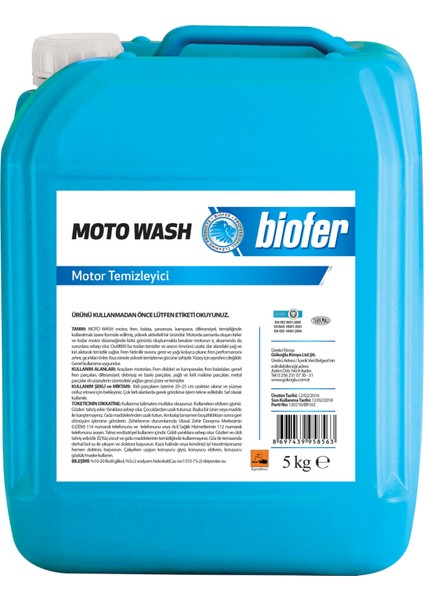 Moto Wash Motor Temizleyici 5 kg