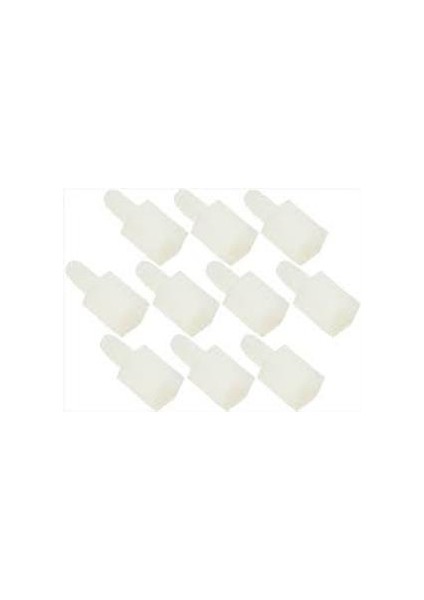 M 3 x 12M M Plastik Distans-Spacer Erkek- Dişi 1 Adet