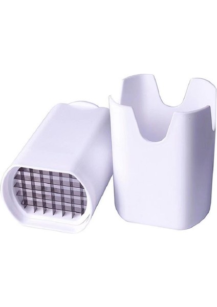 Yeduo Patates Cipsi Dilimleme Aleti - Beyaz (Yurt Dışından)