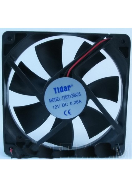 120X120X25 mm 12 V Dc Kare Fan