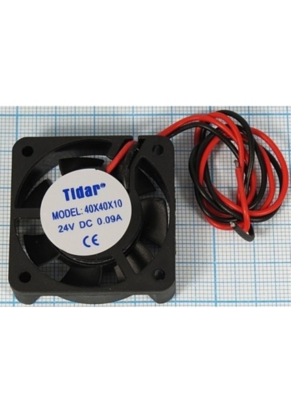 40X40X10 mm 24 Vdc Kare Fan