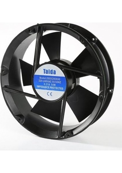 200X200X60 110V Ac Yuvarlak Fan