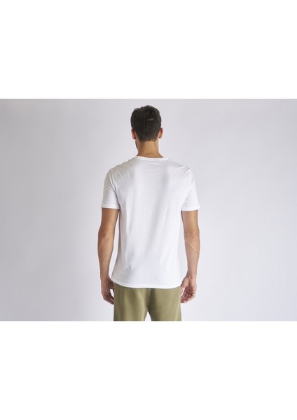 V Yaka Basic Koton Tshirt