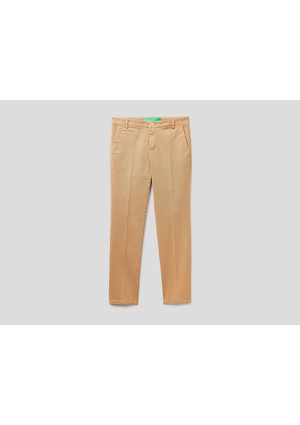 Elastanlı Basic Chino Pantolon