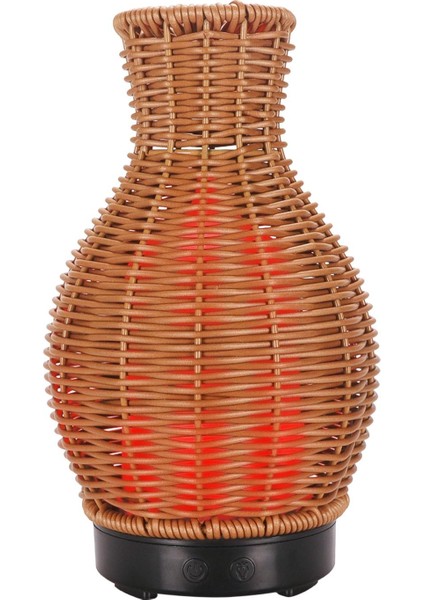 100ML Esansiyel Yağ Difüzörü Masa Dekor Ultrasonik Nemlendirici Siyah Baz (Yurt Dışından)