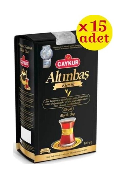 Altınbaş Klasik 500 gr 15 Adet (1 Koli)