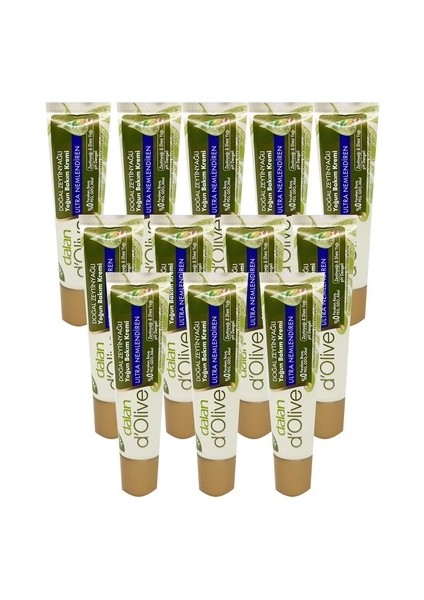 D'olive Doğal Zeytinyağlı Ultra Nemlendiren Krem 12 x 20 ml