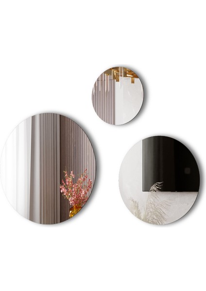 Camex 30-45-60 cm Yuvarlak Ayna Takımı
