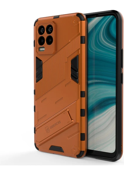 Shin-Wo Oppo Realme 8 Pro Kılıf Sert Kickstand Darbeye Dayanıklı Telefon Kılıfı (Yurt Dışından)