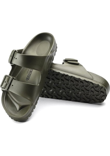 Arizona Eva Haki Yeşil Çift Tokalı Unisex Terlik 1019094-1019152 V2 fırsatları