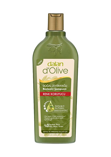 D'olive Zeytinyağlı Boyalı Saçlar Için Şampuan 400 ml