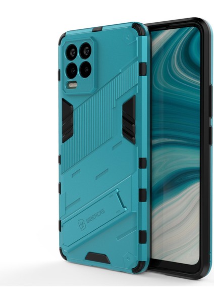 Oppo Realme 8 Pro Kılıf Sert Kickstand Darbeye Dayanıklı Telefon Kılıfı (Yurt Dışından)