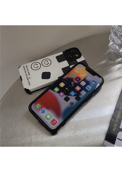 EX Beauty IPHONE13 Için Siyah Beyaz Dama Tahtası Cep Telefonu Kılıfı (Yurt Dışından) fırsatları