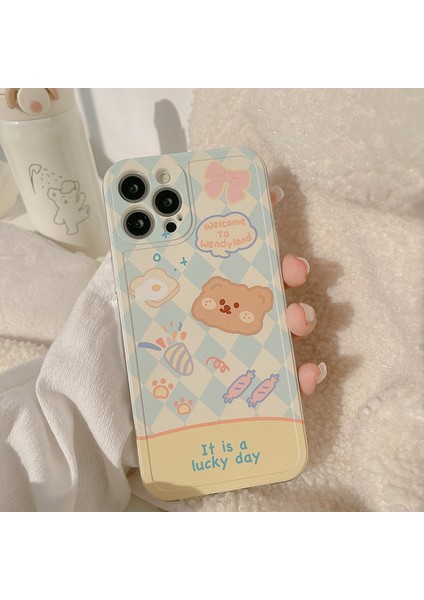 EX Beauty Ins Japonya ve Güney Kore Lingge Bear IPHONE13 Için Telefon Kılıfı (Yurt Dışından) fırsatları