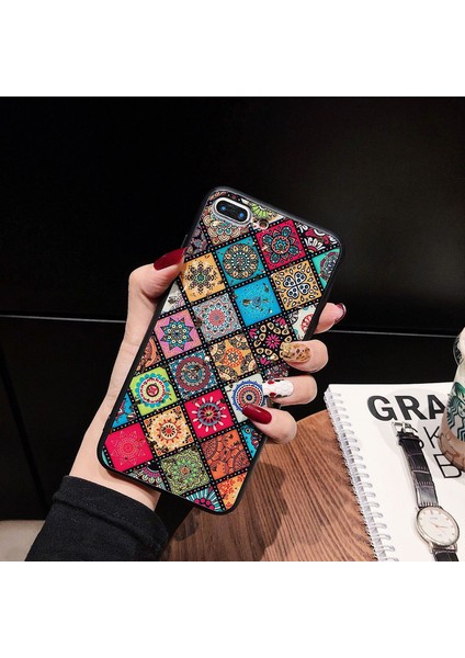 EX Beauty IPHONE13 Için Renkli Retro Kafes Telefon Kılıfı (Yurt Dışından) fırsatları