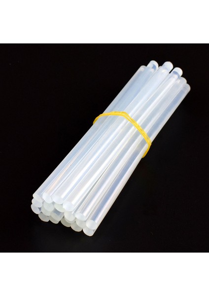 40 Adet, Kalın Silikon, Sıcak Silikon, Şeffaf Mum Silikon, 11 Mm, Sıcak Yapıştırıcı