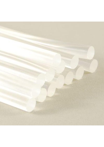 50 Adet, Kalın Silikon, Sıcak Silikon, Şeffaf Mum Silikon, 11 Mm, Sıcak Yapıştırıcı