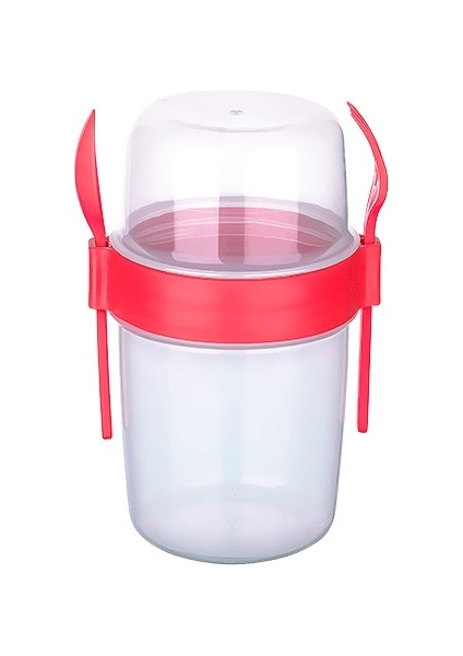 Hazneli Müsli ve Mama Saklama Kabı 650 ml
