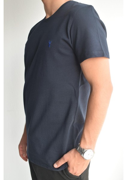 Siyah Penye Erkek Bisiklet Yaka Kısa Kollu T-Shirt,OT-BT-21011 fırsatları