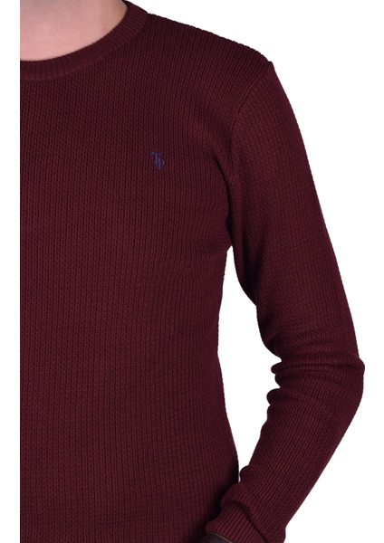 Erkek Bordo Bisiklet Yaka Kazak, OT-KZK-20004 fiyatları