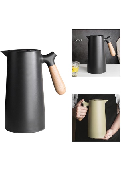 1l Ev Termal Yalıtım Cam Astar Sıcak Su Şişesi Yeşil (Yurt Dışından)