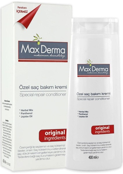 Max Derma Maxderma Özel Saç Bakım Kremi