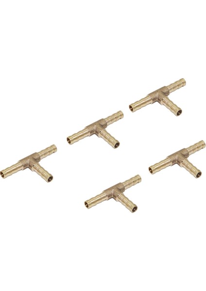 5x Pirinç Dikenli T Parça 3-Yollu Silikon Hava Su Yakıt Hortumu Eklem Adaptörü 6mm (Yurt Dışından) indirimleri