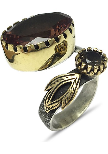 Zultanit Taşlı Otantik Kadın Gümüş Yüzük