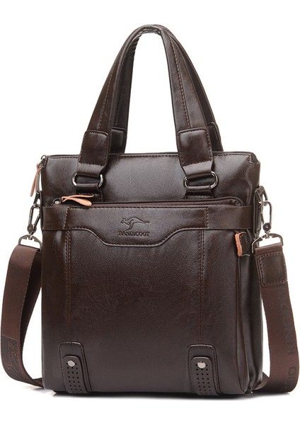 Erkekler Için Su Geçirmez ve Darbeye Dayanıklı Iş Için Büyük Kapasiteli Taşınabilir Tek Omuzlu Evrak Çantası (Yurt Dışından)