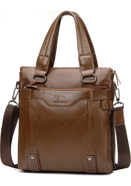 Erkekler Için Su Geçirmez ve Darbeye Dayanıklı Iş Için Büyük Kapasiteli Taşınabilir Tek Omuzlu Evrak Çantası (Yurt Dışından)