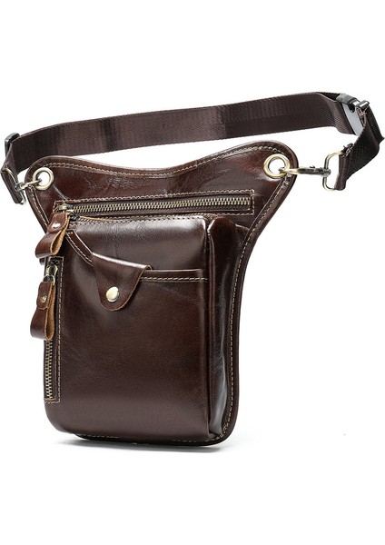 Erkek Deri Açık Hava Sporları Tayt Çantası (Yurt Dışından)