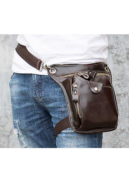 Erkek Deri Açık Hava Sporları Tayt Çantası (Yurt Dışından) modelleri