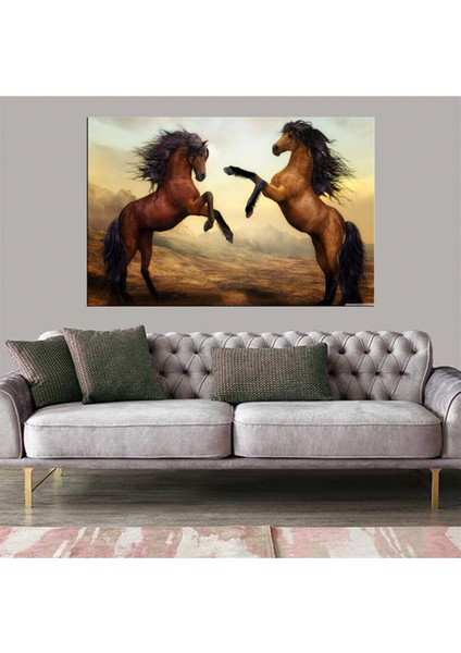 Atlar Kanvas Tablo 40X60