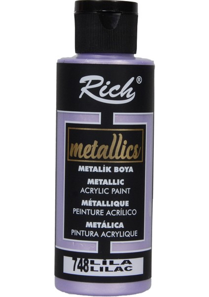Metalik Akrilik Boya 120 ml Lila