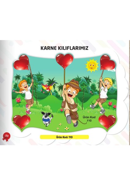 Ata Yayıncılık Karne Kabı Kılıfı Ürün KODU:110 (10 Adet)