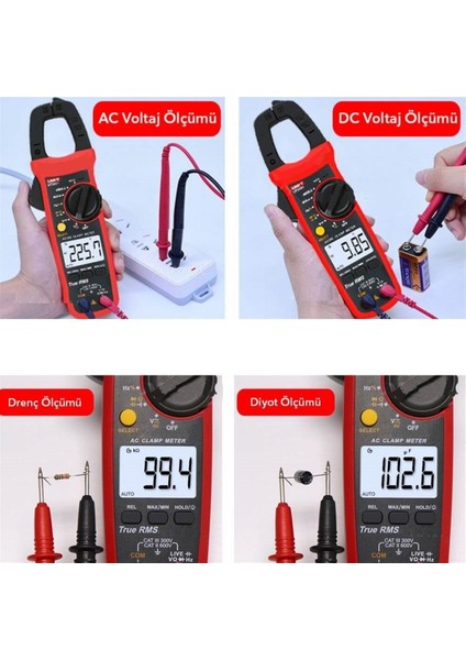 Unı-T UT203+ Dijital Pens Ampermetre