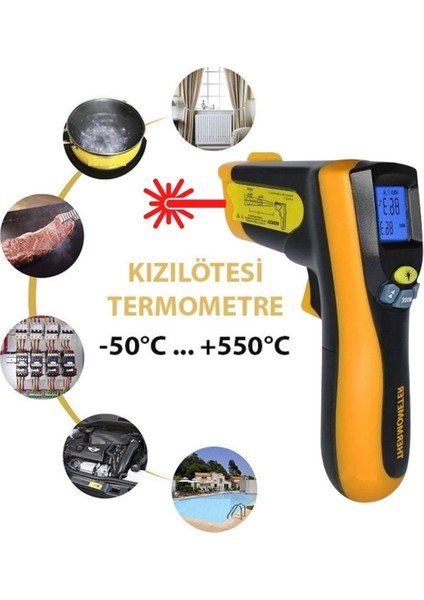 Lyk 8550 Tek Lazerli Sıcaklık Ölçer modelleri