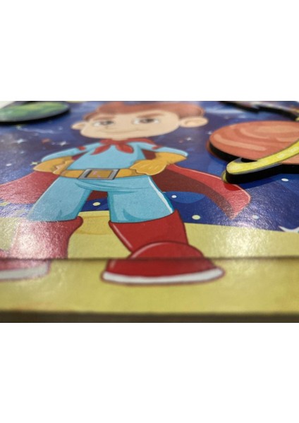 3 Boyutlu Ahşap Tablo - Oğlumun Odası Çocuk Odası İçin 3d Görünümlü MDF Duvar Dekoru 20x30 cm