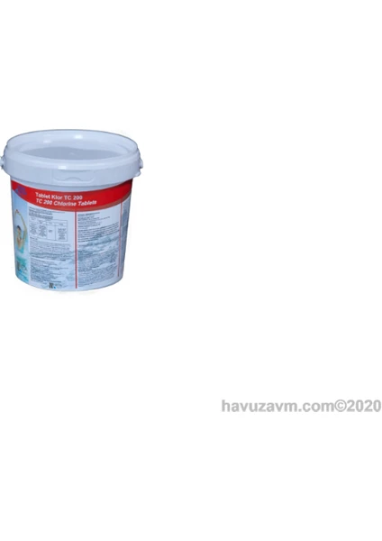 Havuzavm-Tablet Klor 200 Gr. %90 1 Kg. Deep Blue