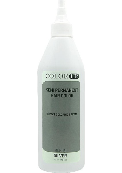 Color Up Yarı Kalıcı Saç Boyası 240ml. Silver