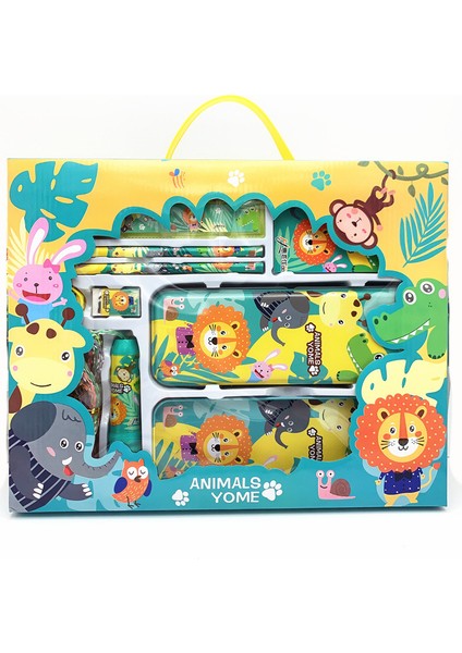 Çizgi Film Yaratıcı Kırtasiye Seti Hediye Kutusu (Yurt Dışından)