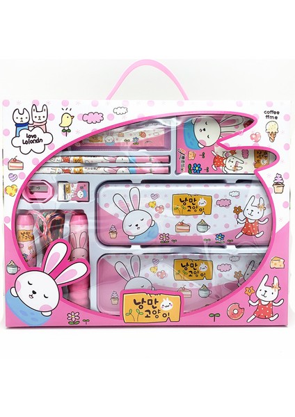 Çizgi Film Yaratıcı Kırtasiye Seti Hediye Kutusu (Yurt Dışından)