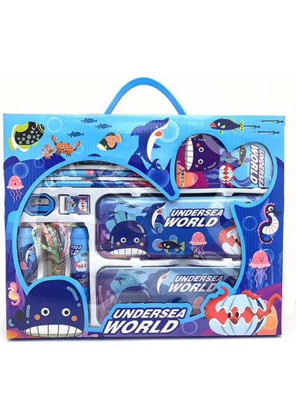 Çizgi Film Yaratıcı Kırtasiye Seti Hediye Kutusu (Yurt Dışından)