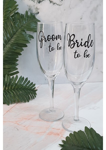 2li Gelin Damat Şampanya Kadehi